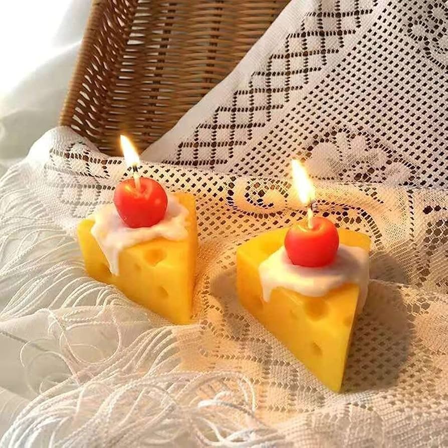 Cheese Slice Scented Candle - Image 2