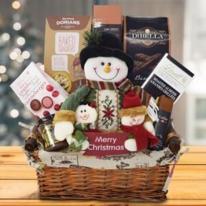 Christmas Snowman Gourmet Gift Basket