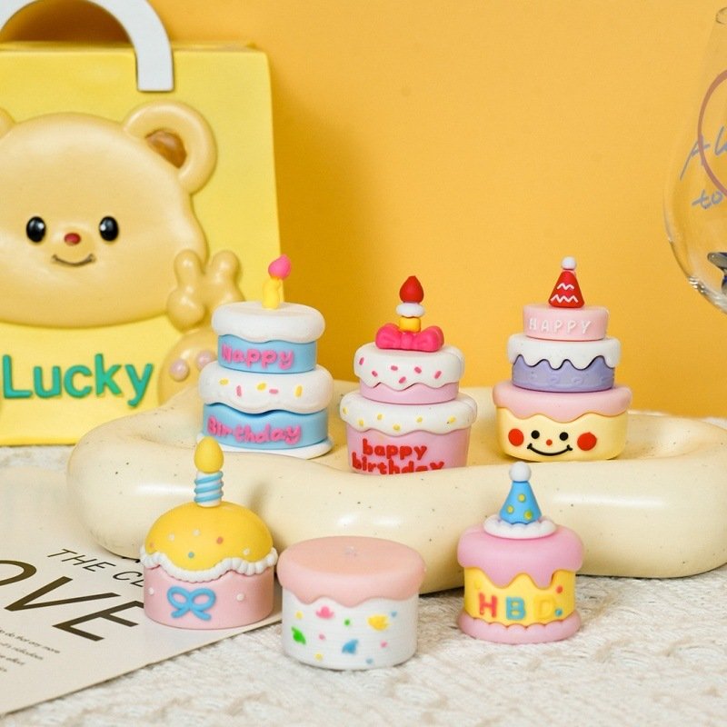 Mini Birthday Cake Candle - Image 2